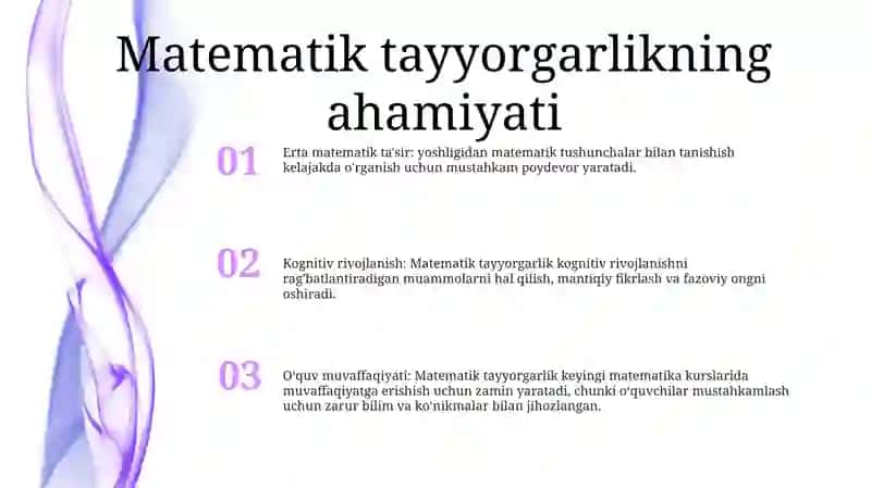 6 Yoshli Bolalarni Maktab Ta'Limi Jarayoniga Matematik Jihatdan Tayorlash 2