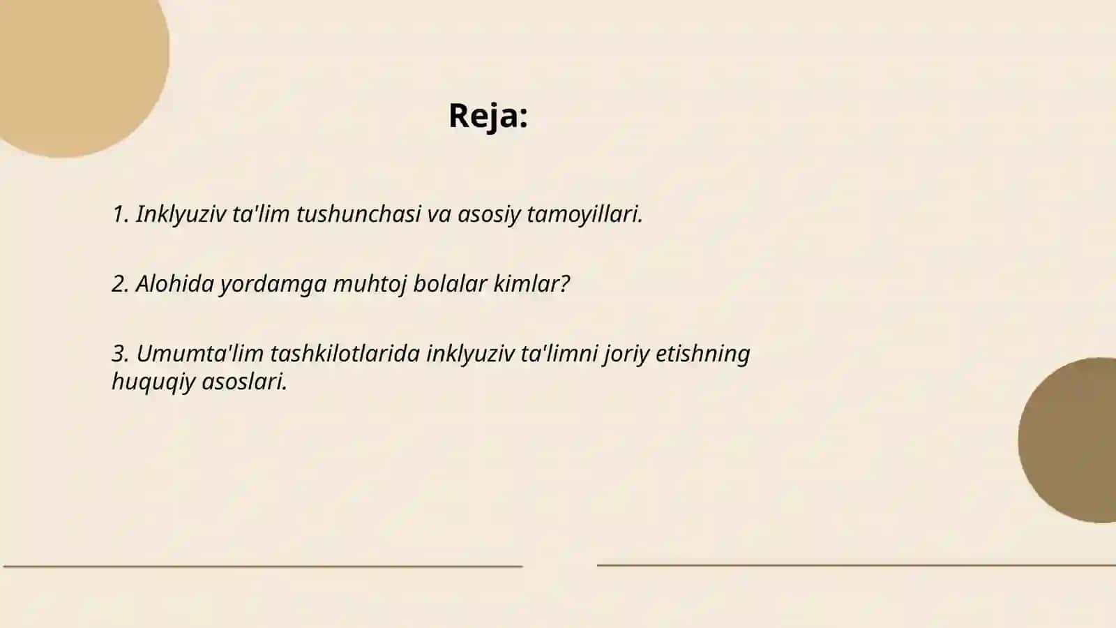 Inklyuziv talimni amalga oshirish: Istiqbollar va muammolar 2