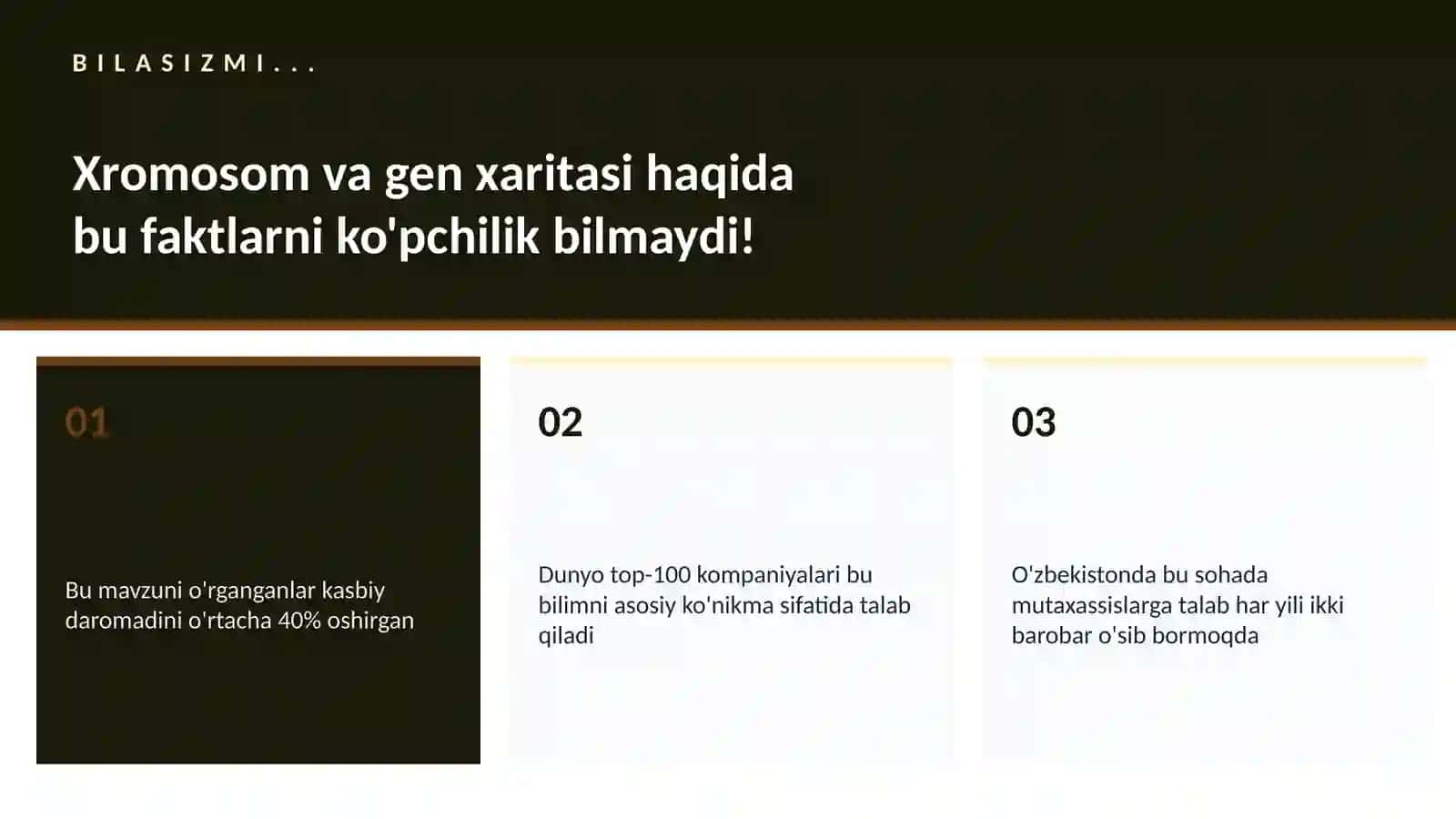 Xromosom va gen xaritasi 2