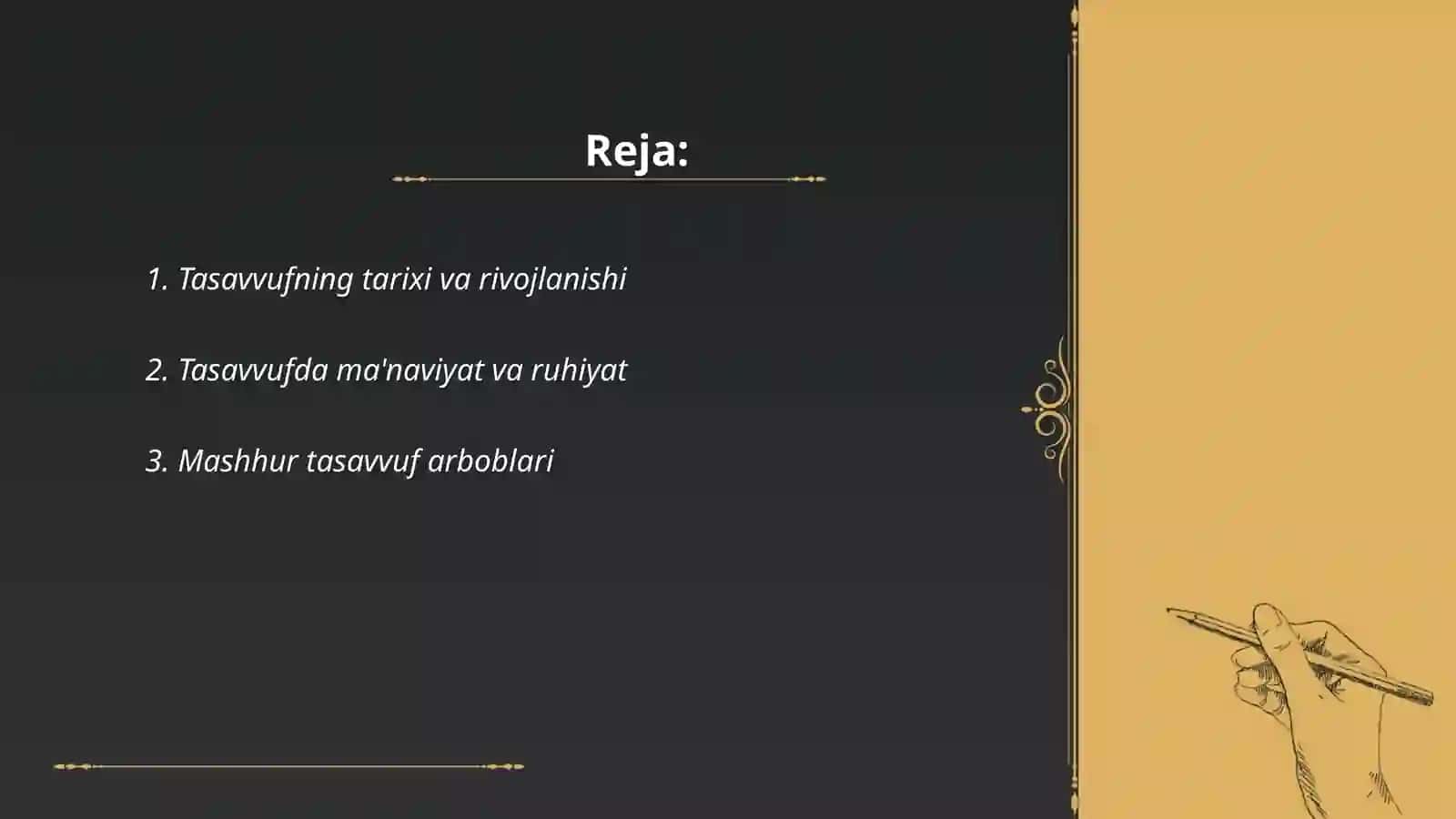 Tasavvuf talimoti 2