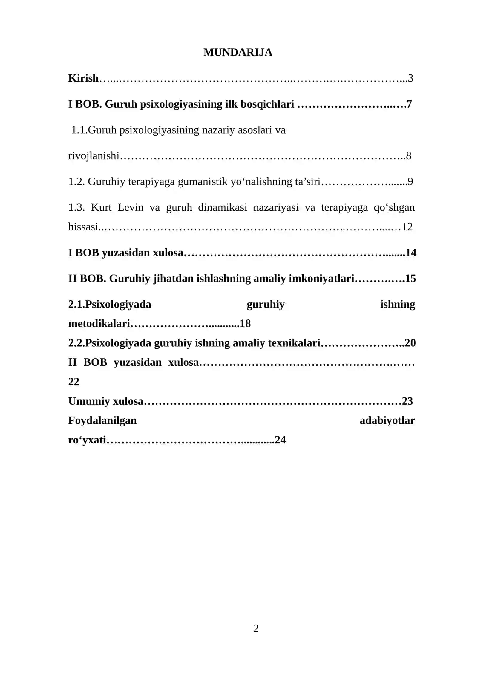 PSIXOLOGIK FAOLIYATDA GURUHIY JIHATDAN ISHLASHNING TARIXI 2