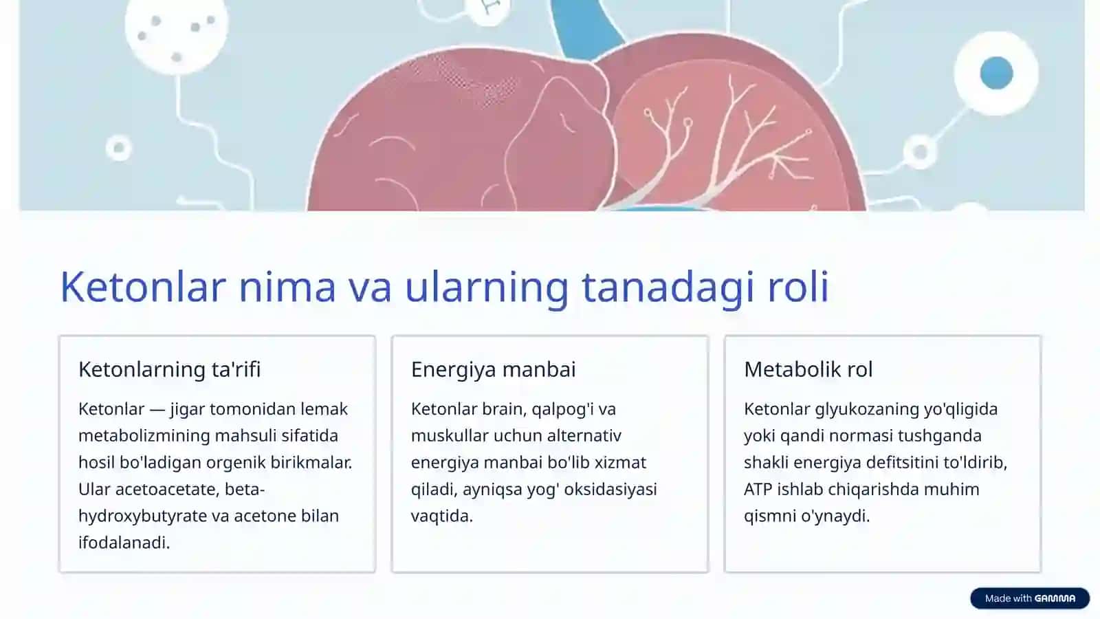Qandli diabet, ochlik va ketonuriya/ketonemiya 2