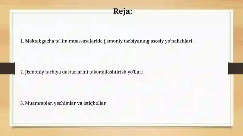 Maktabgacha yoshdagi jismoniy tarbiya 2