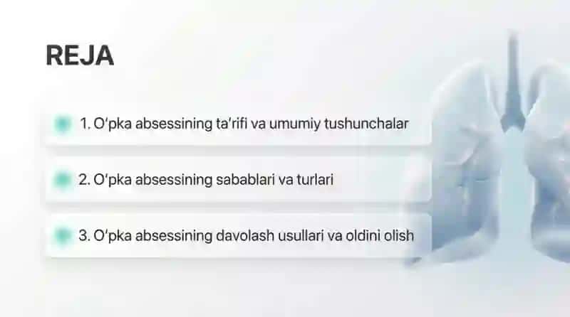 Oʻpka Absesslari 2