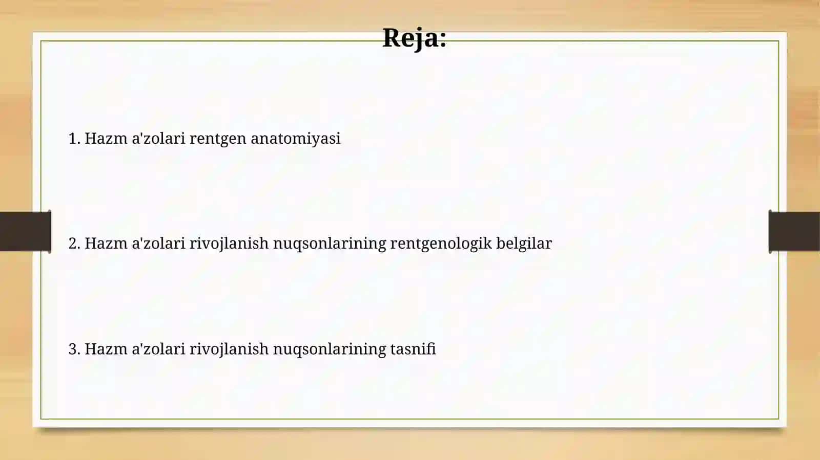 Hazm a'zolarini rentgenanatomiyasi va rivojlanish nuqsonlari 2