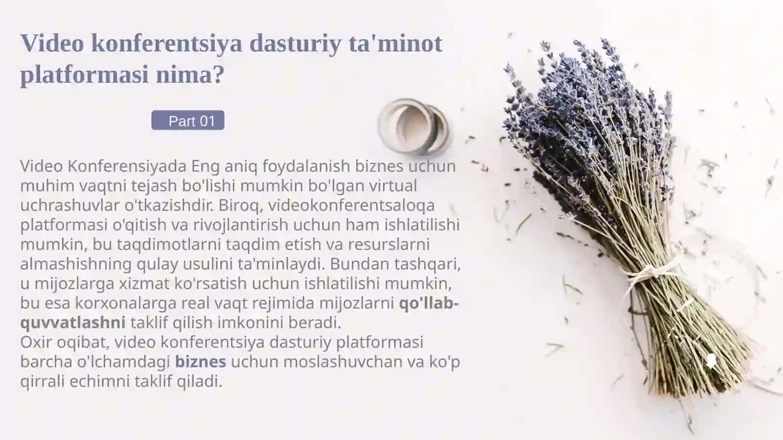 Video Konferensiyada Eng aniq foydalanish biznes 2