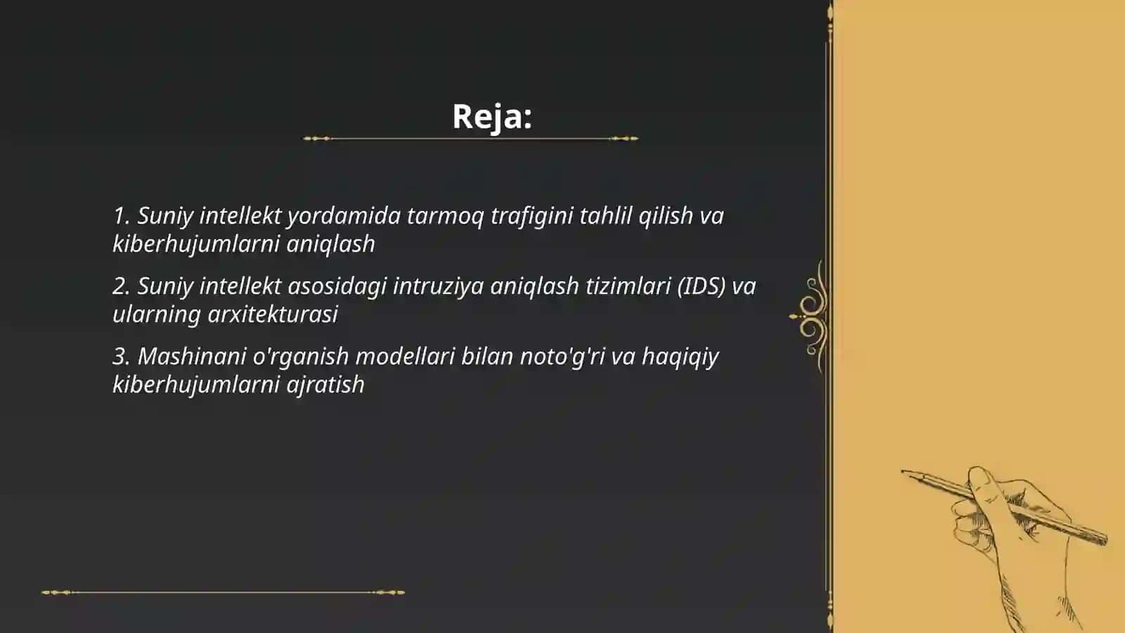 Suniy intellekt yordamida kiberhujumlarni aniqlash 2