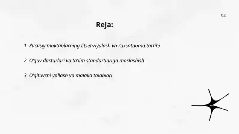 Xususiy maktablar faoliyati 2