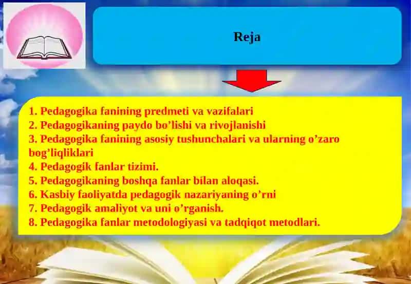 PЕDAGOGIKA FANI PRЕDMЕTI VA VAZIFALARI 2