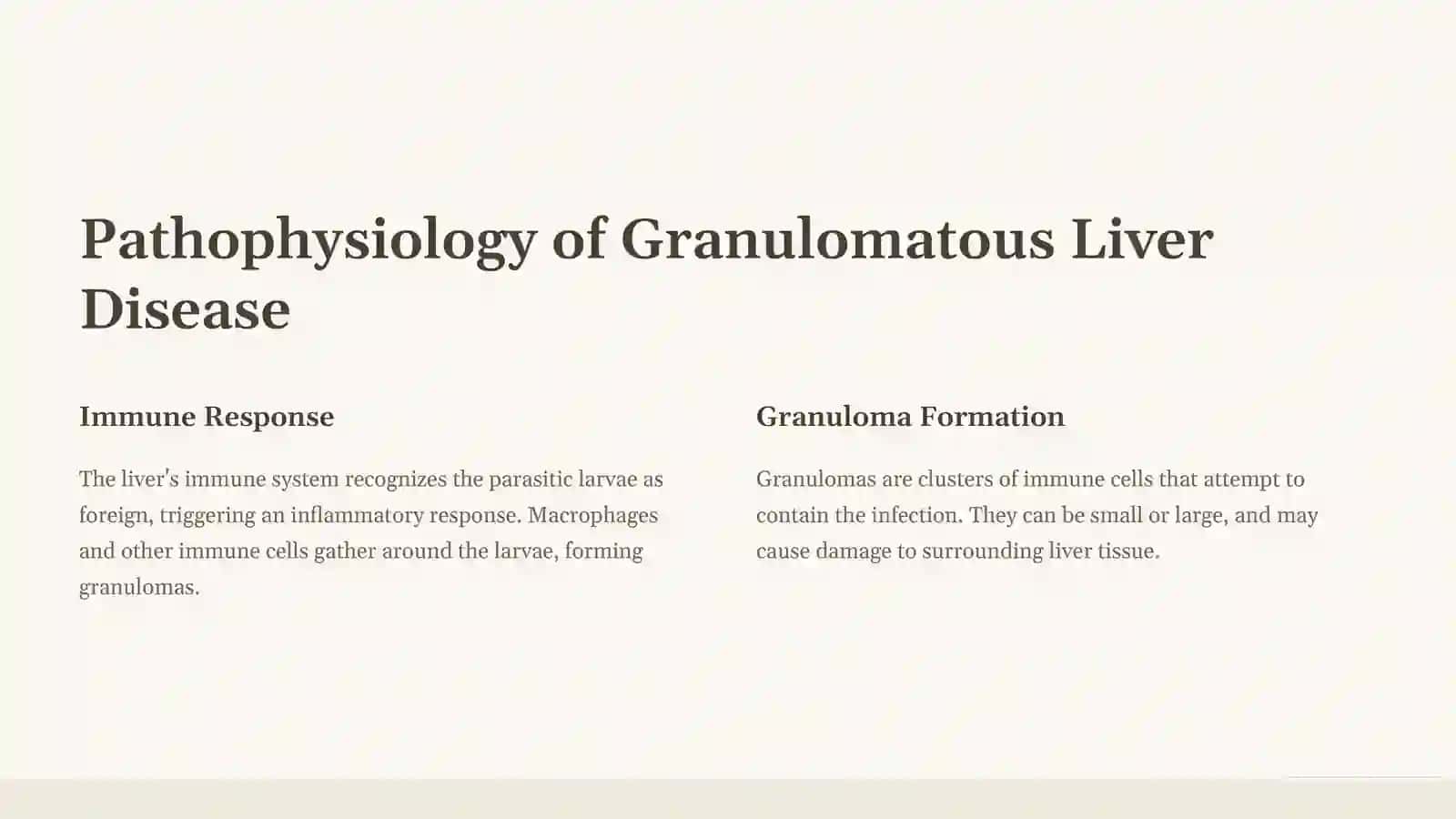 Granulomatous Liver Disease: Alveococcosis 2
