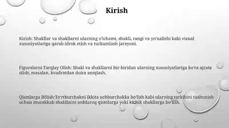 Figuralarni Farqlay Olish, Qismlarga Bõlish, Qismlardan Figuralar Hosil Qilish 2