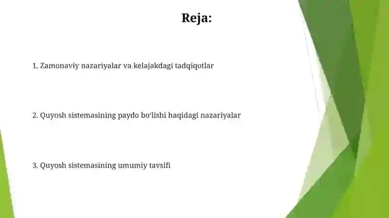 Quyosh tumanligi nazariyasi 2