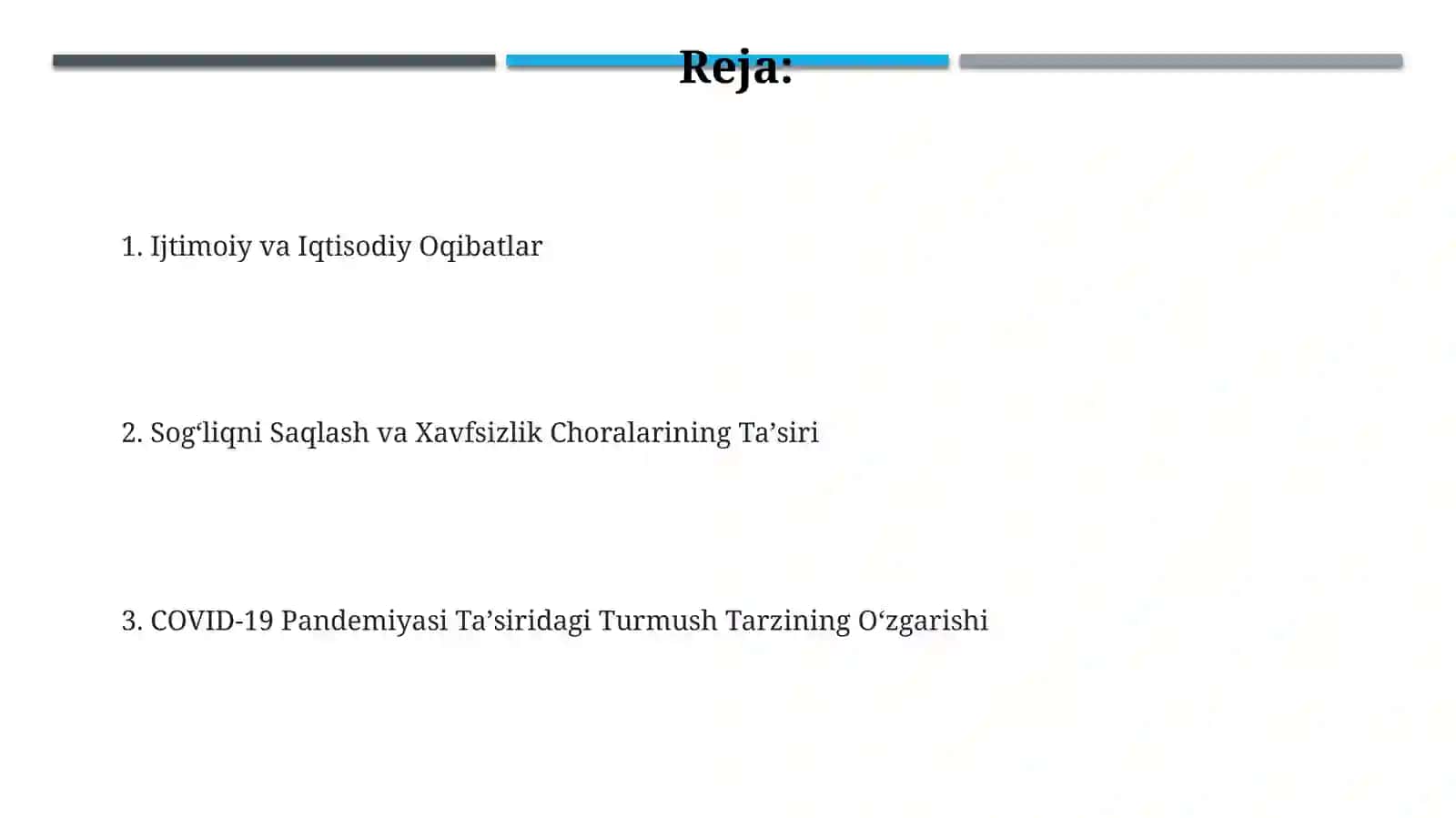 Covid-19 pandemiyasining aholi turmush tarziga taʼsiri 2