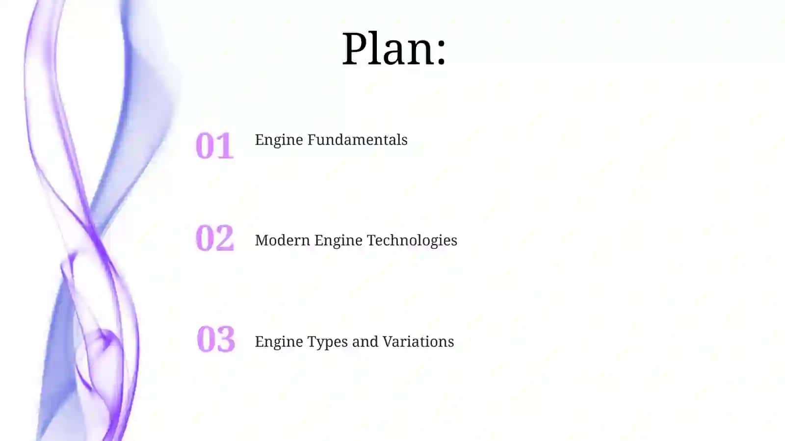 Automobile engine 2
