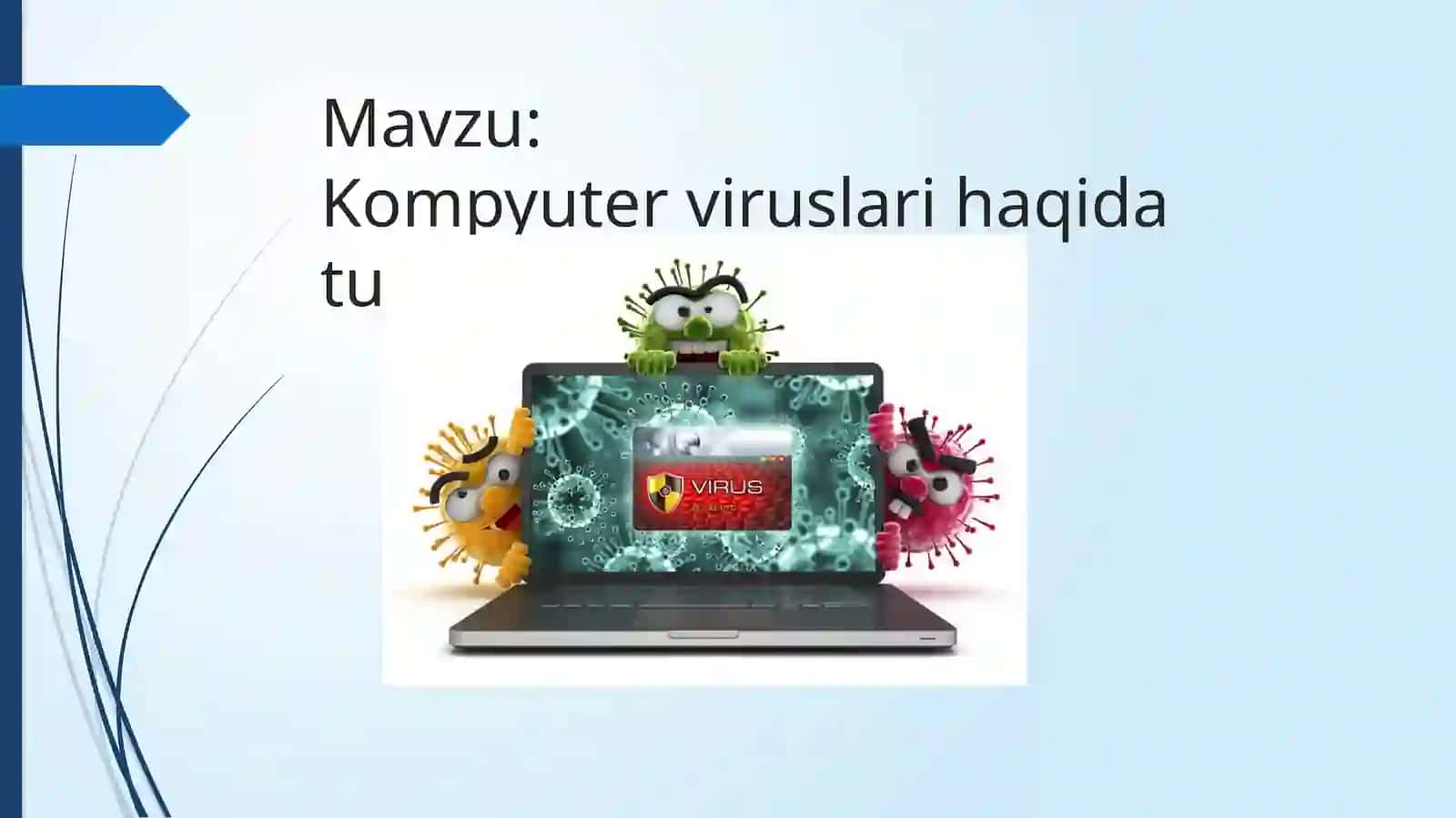 Kompyuterviruslarihaqida tushuncha 2