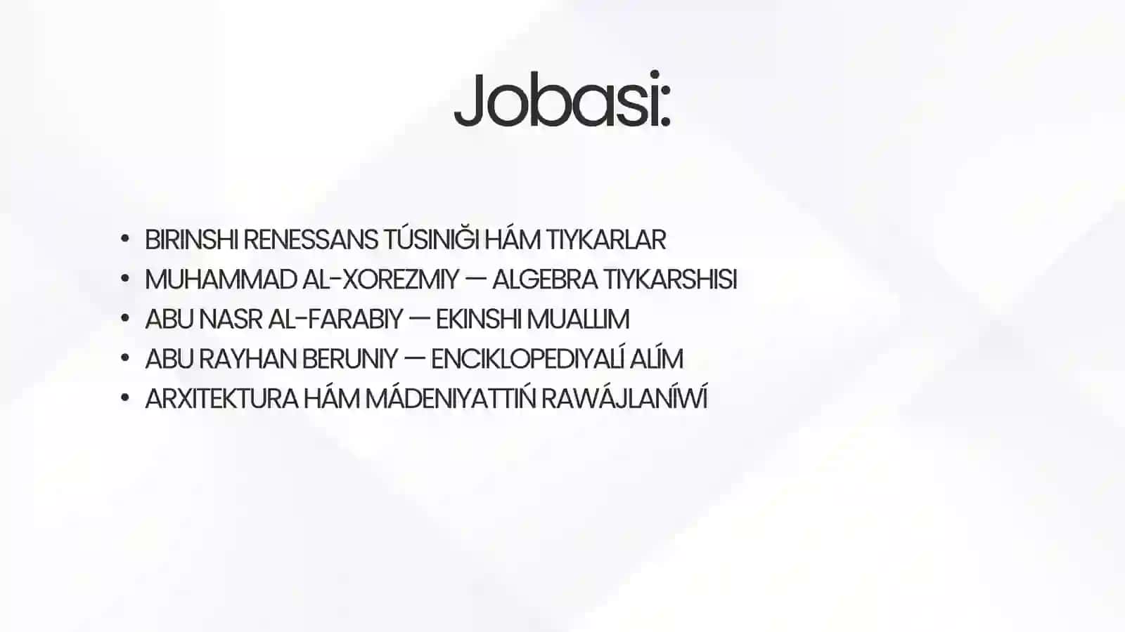 IX-XII ásirlerde mámleketimiz aymaǵında júz bergen mádeniy oyanıw 2