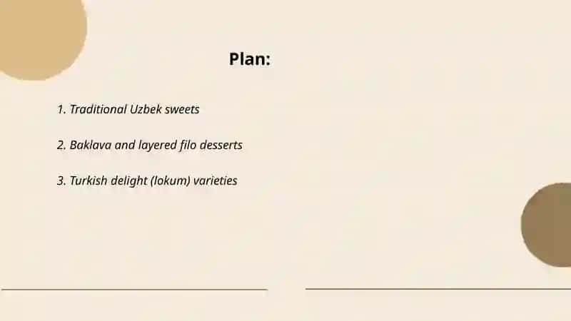 Traditional Uzbek sweets 2