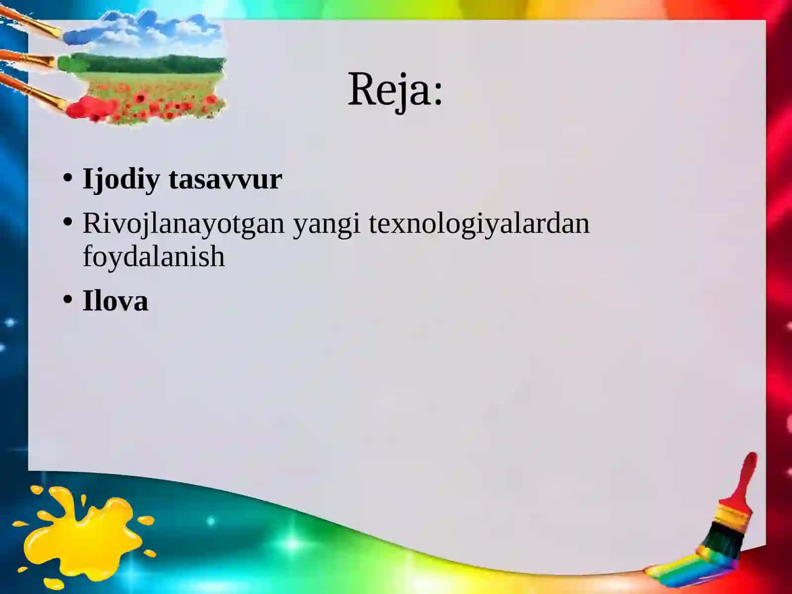 Ijodiy Tasavvur 2