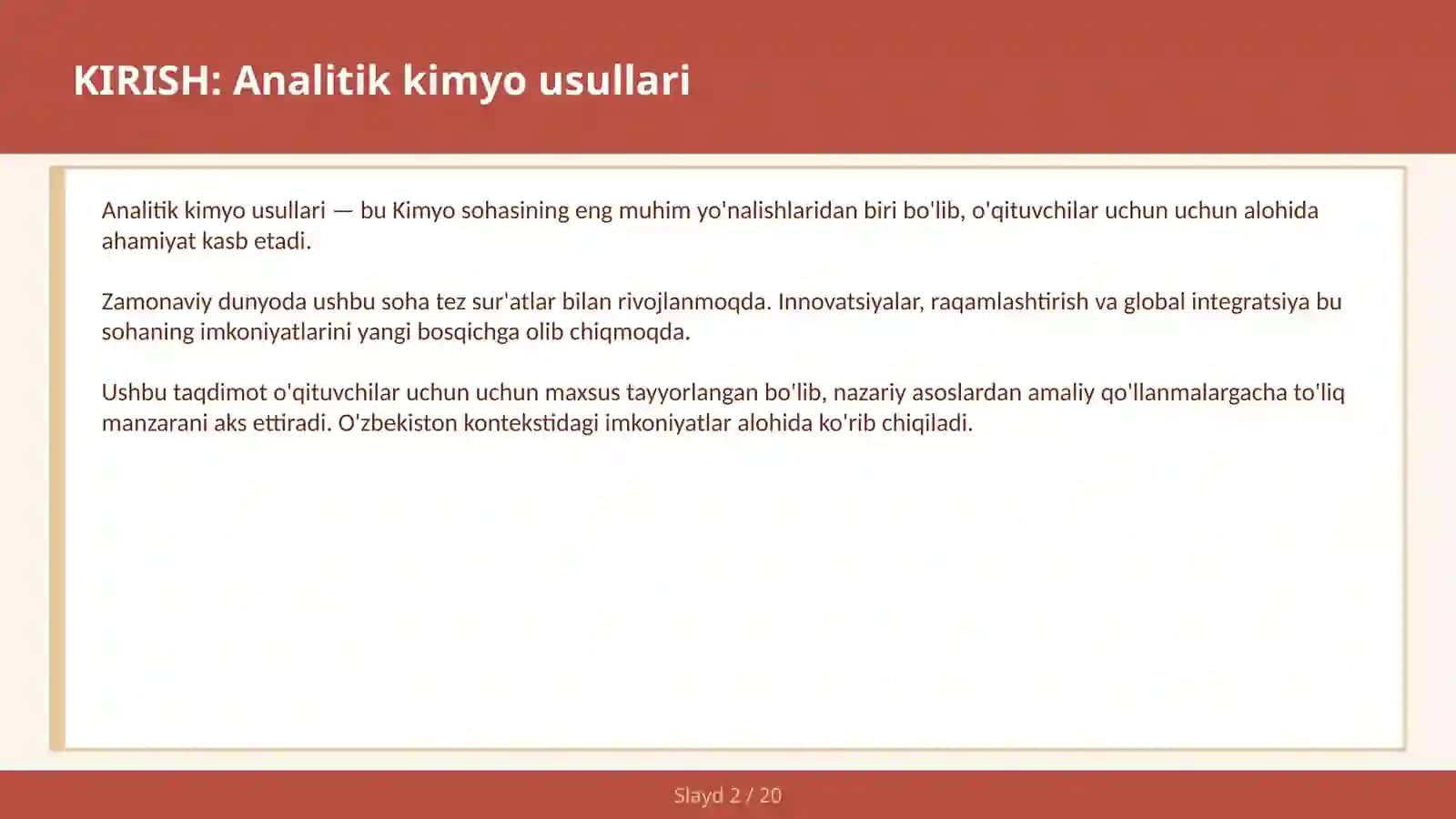 ANALITIK KIMYO USULLARI 2