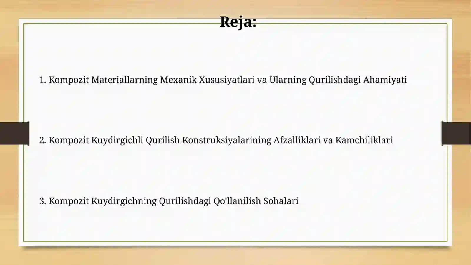 Kompozit armaturani qurilishda qo‘llash sohalari 2