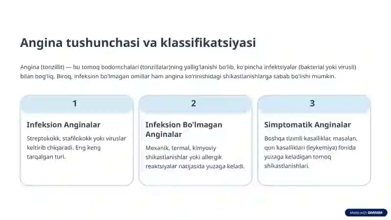 Angina: Infeksiyadan Tashqari Sabablar va Qon Kasalliklari 2