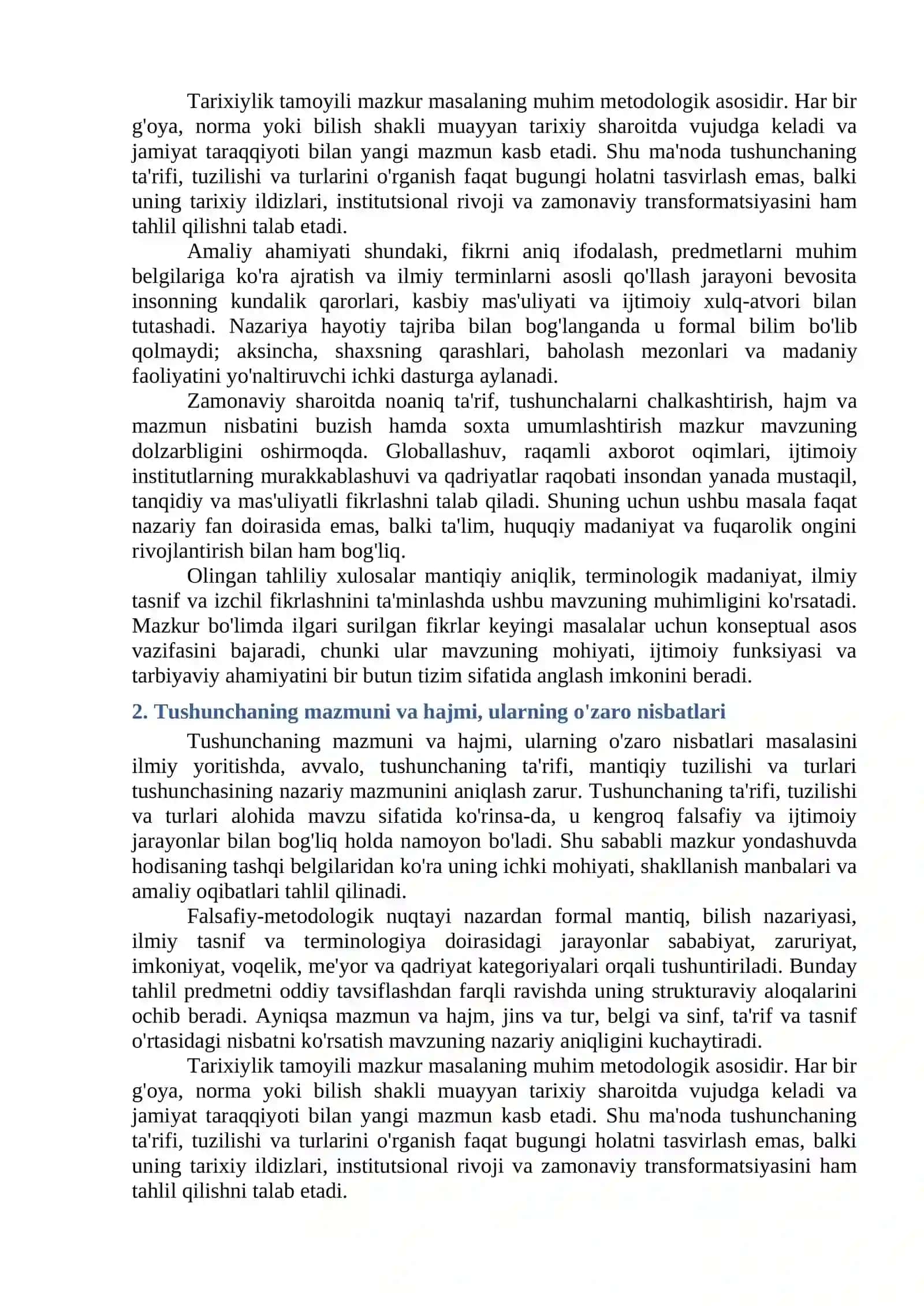 Tushunchaning ta'rifi, tuzilishi va turlari 2