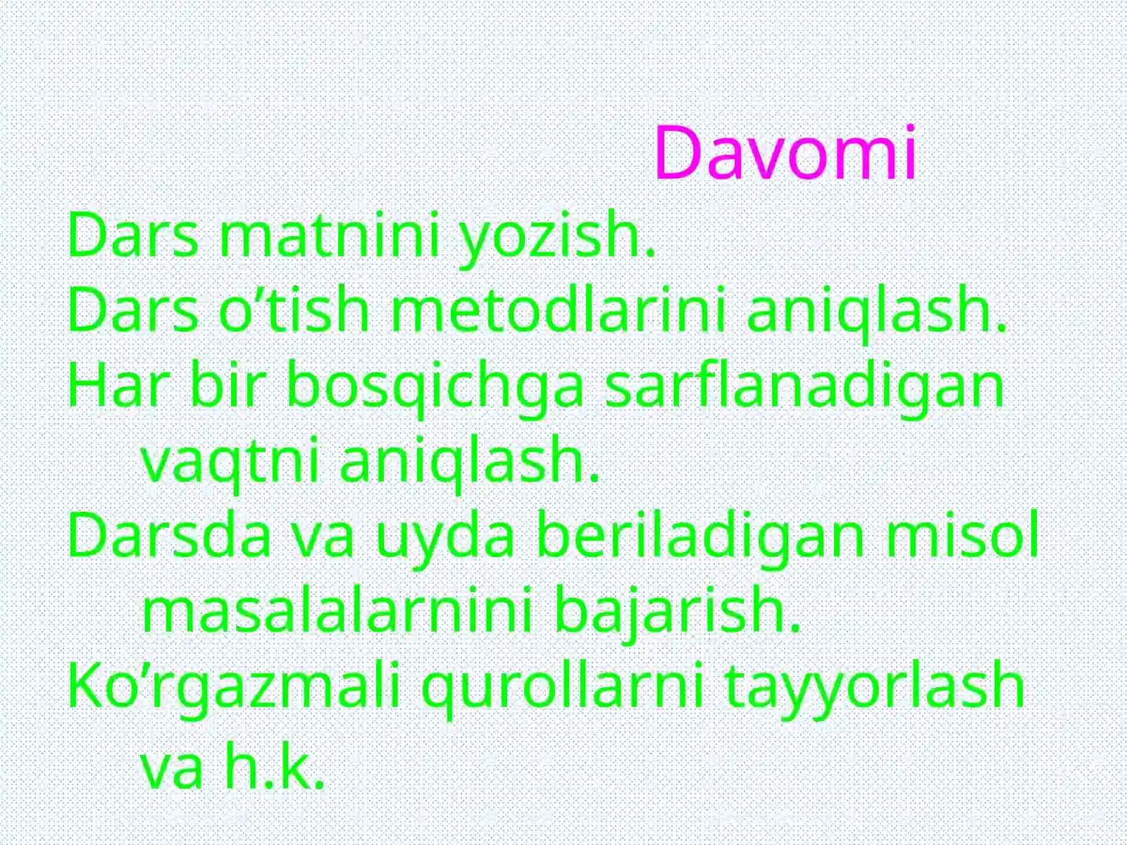Boshlang’ich sinflarda matematika darsida o’qituvchi bajaradigan vazifalar 2