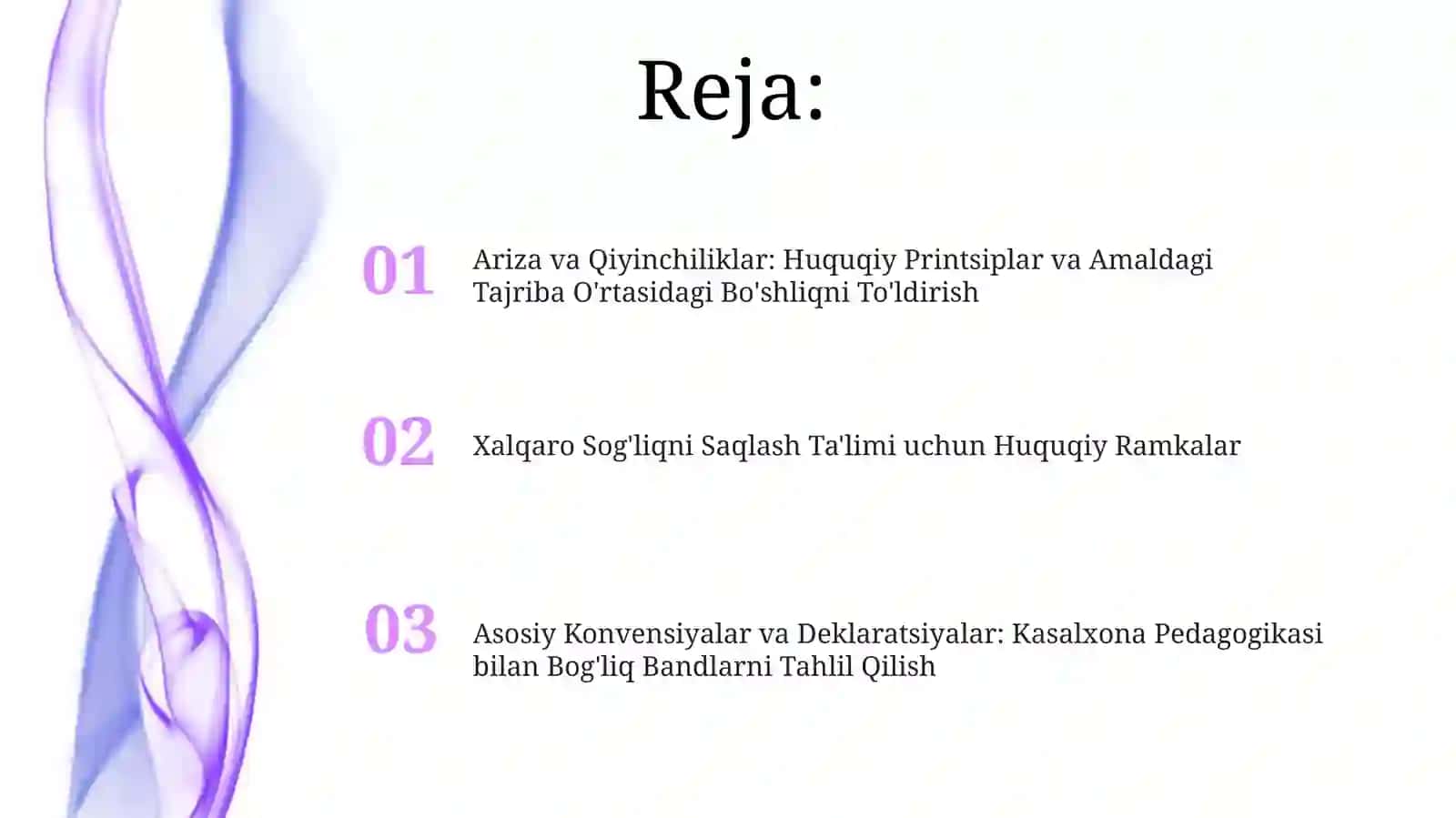 Ariza va Qiyinchiliklar: Huquqiy Printsiplar va Amaldagi Tajriba O'rtasidagi Bo'shliqni To'ldirish 2