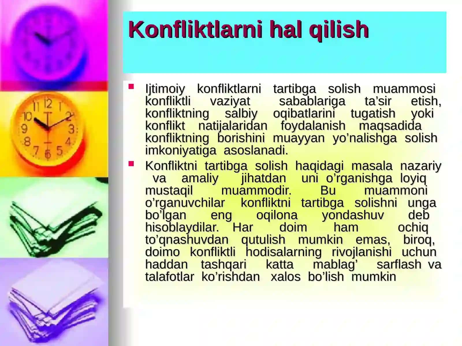 KONFLIKTLARNI HALQILISHNING PSIXOLOGIK USULLARI 2