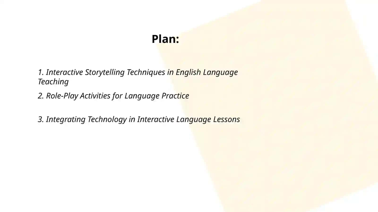 Using active and interactive methods in English language teaching and assessment 2