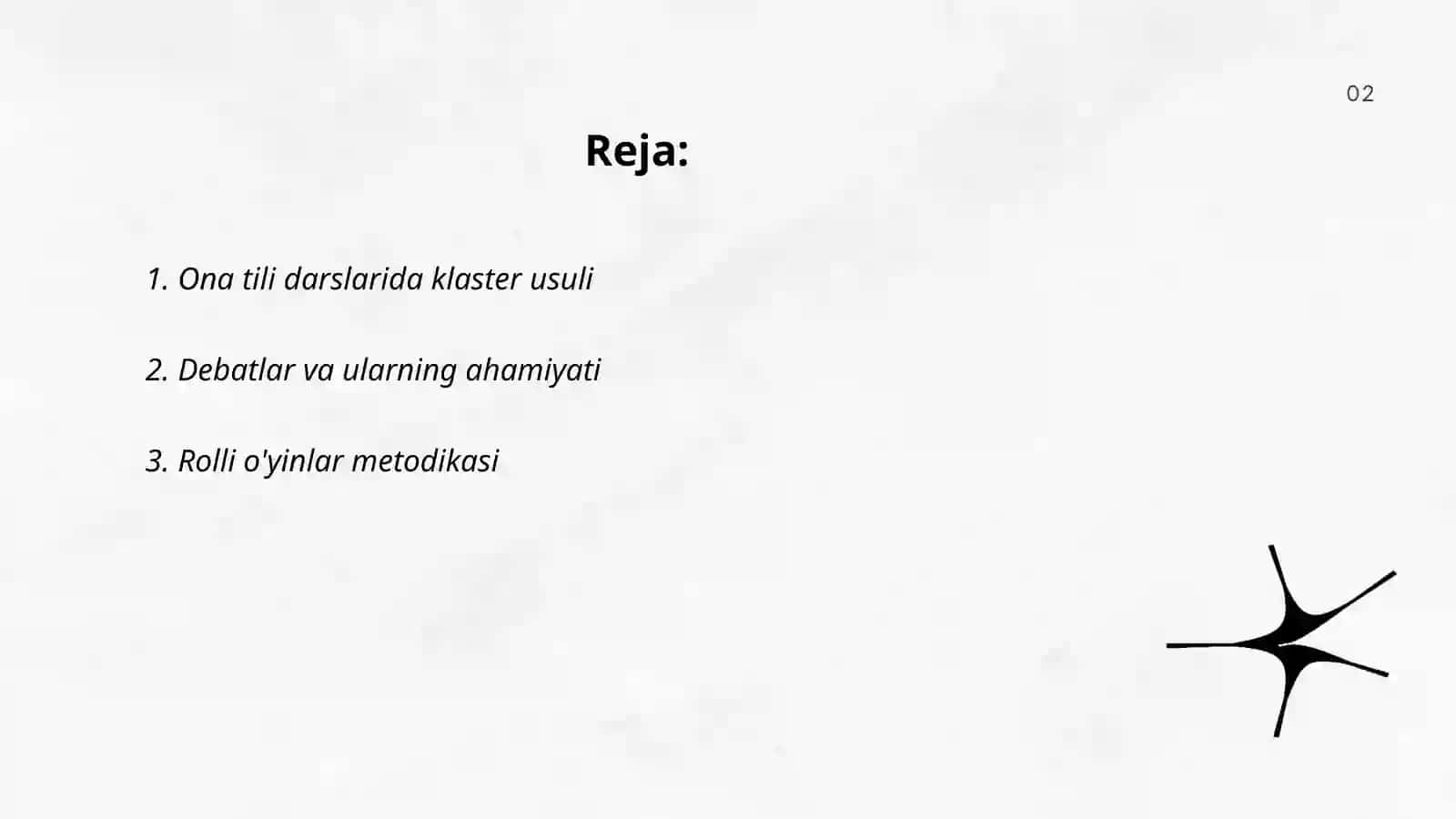 Klaster usuli 2