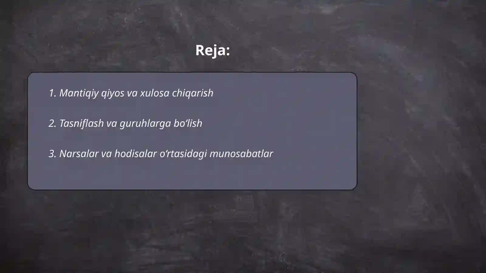 Mantiqiy fikrlashga oid masalalar ustida ishlash 4-sinf 2