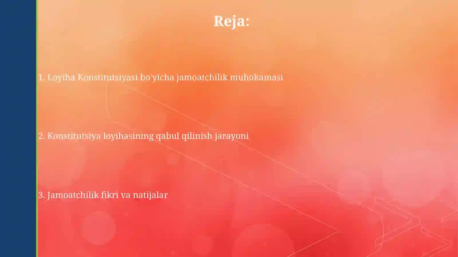 Konstitutsiya loyihasining umumxalq muhokamasi va uning qabul qilinishi 2