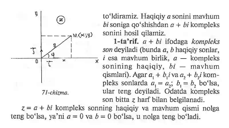 Kompleks sonlar 2