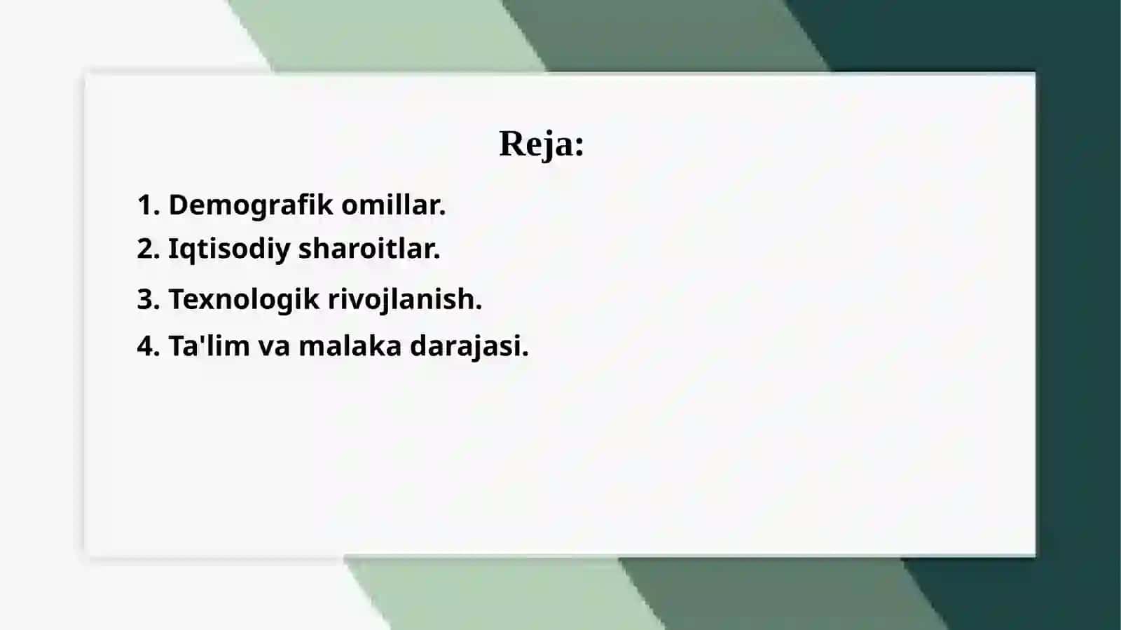 Demografik ommillar 2