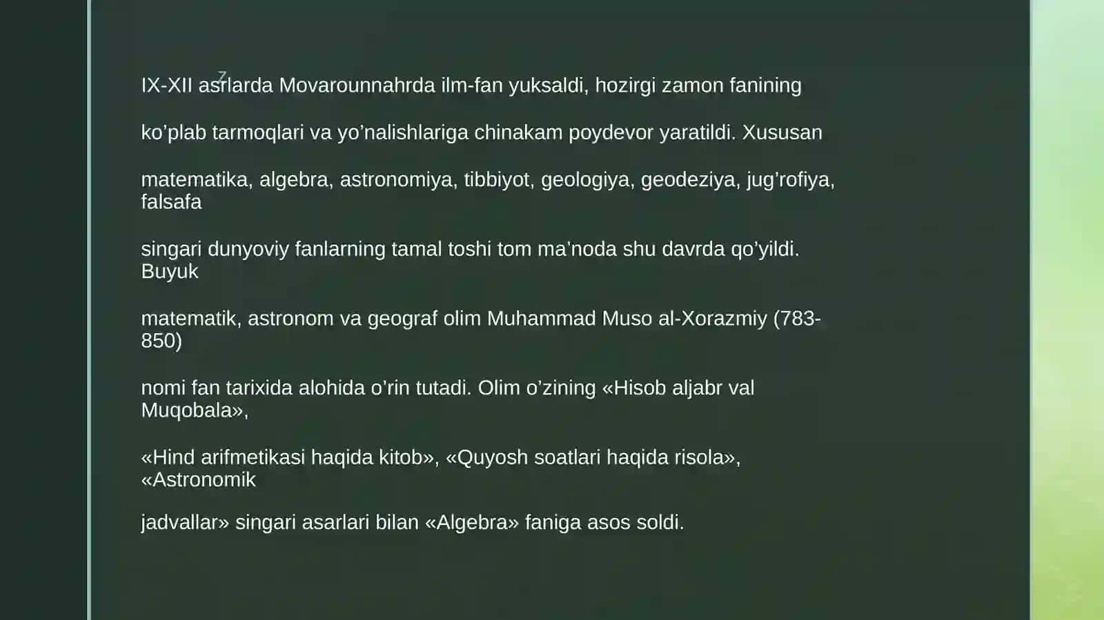 O'zbekistonning eng yangi tarixi fanidan 2