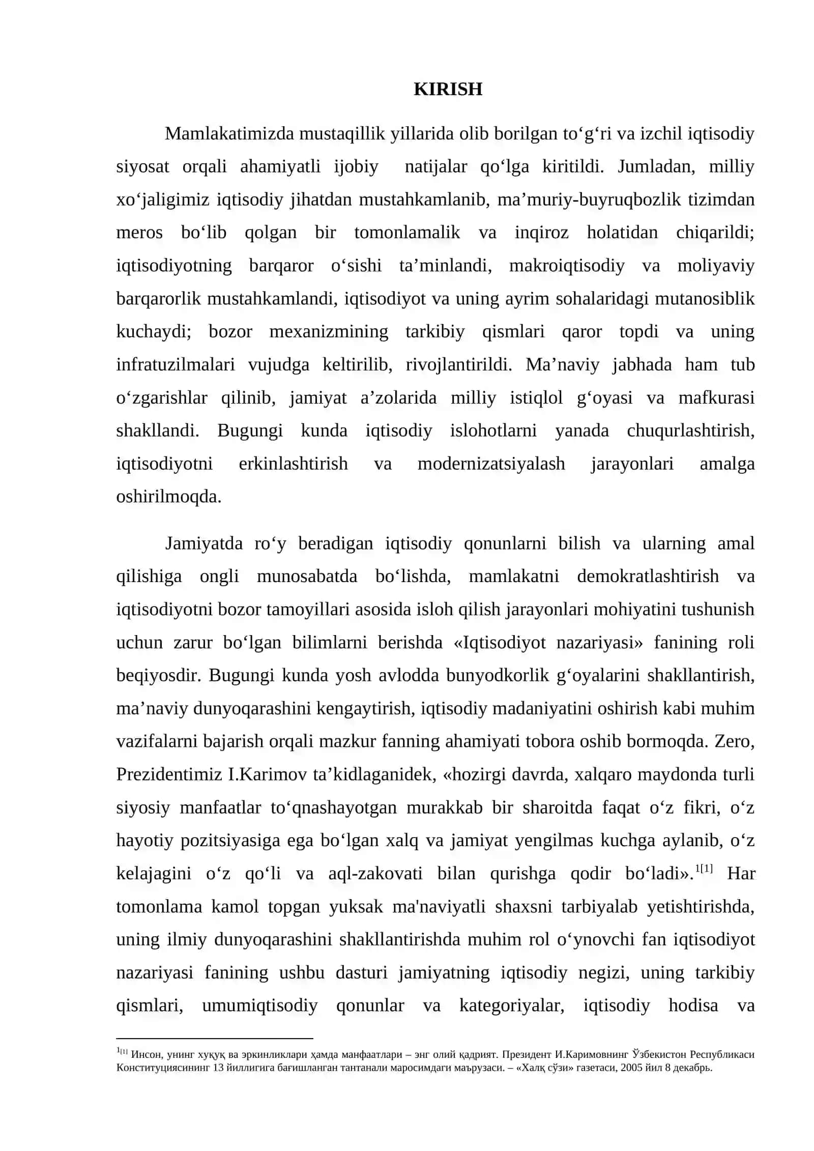 Natural va tovar ishlab chiqarish va uning turkumlanishi 2