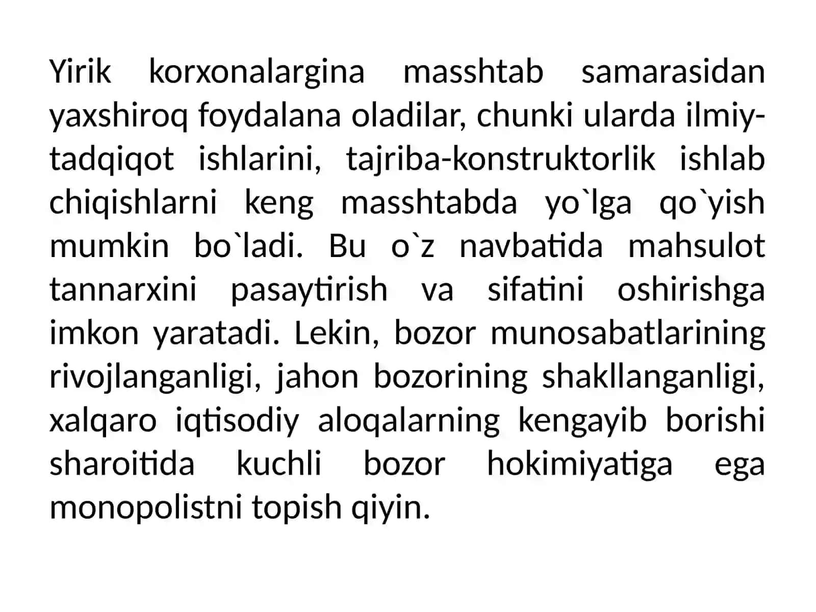 Bozor Hokimiyati Sharoitida Narx Belgilash Tamoyillari 2