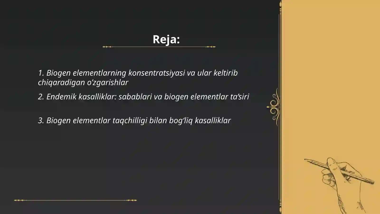 Biogen elementlar kontsentratsiyasining o'zgarishi bilan bog'liq endemik va kasb kasalliklari 2