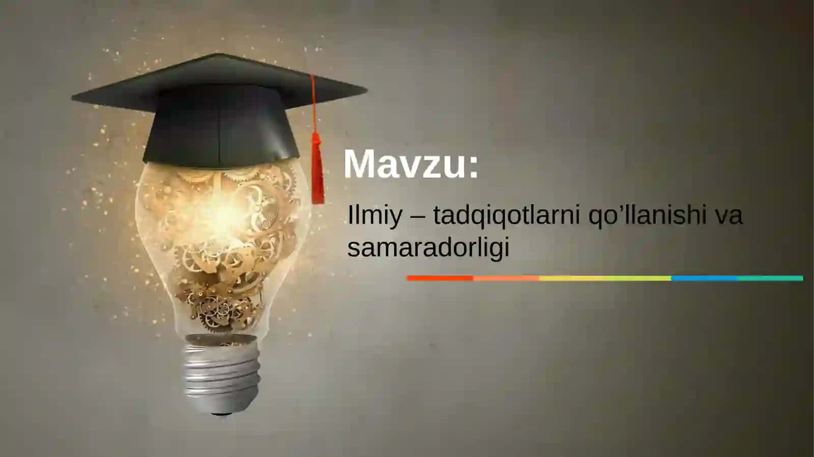 Tadqiqotusullari va ko'nikmalari 2