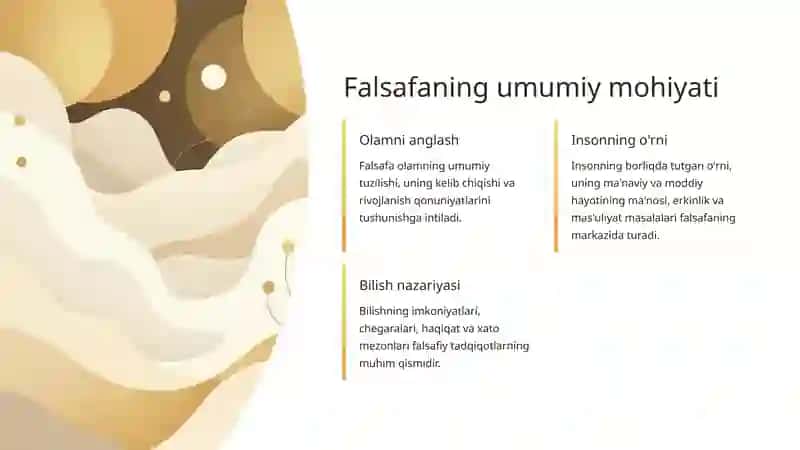 Falsafaning mohiyatiga oid Sharq va G'arb mutafakkirlari ta'riflarini tasniflash 2