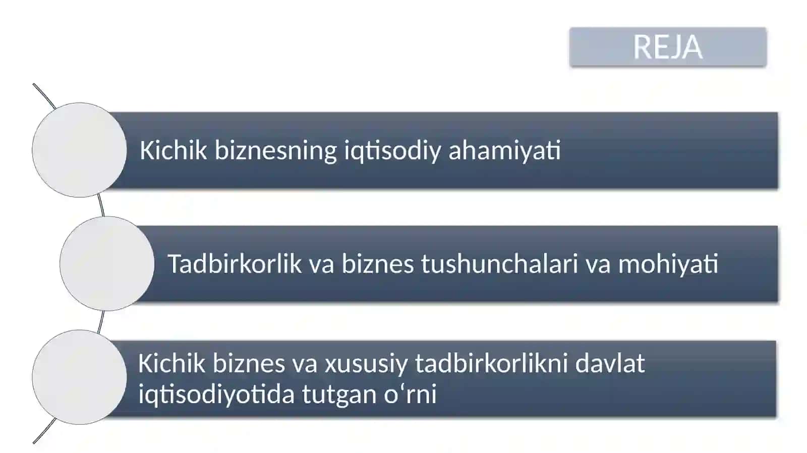 Kichik biznesning mohiyati va xususiyatlari 2