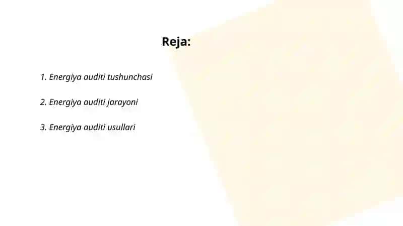 Energiya audit 2