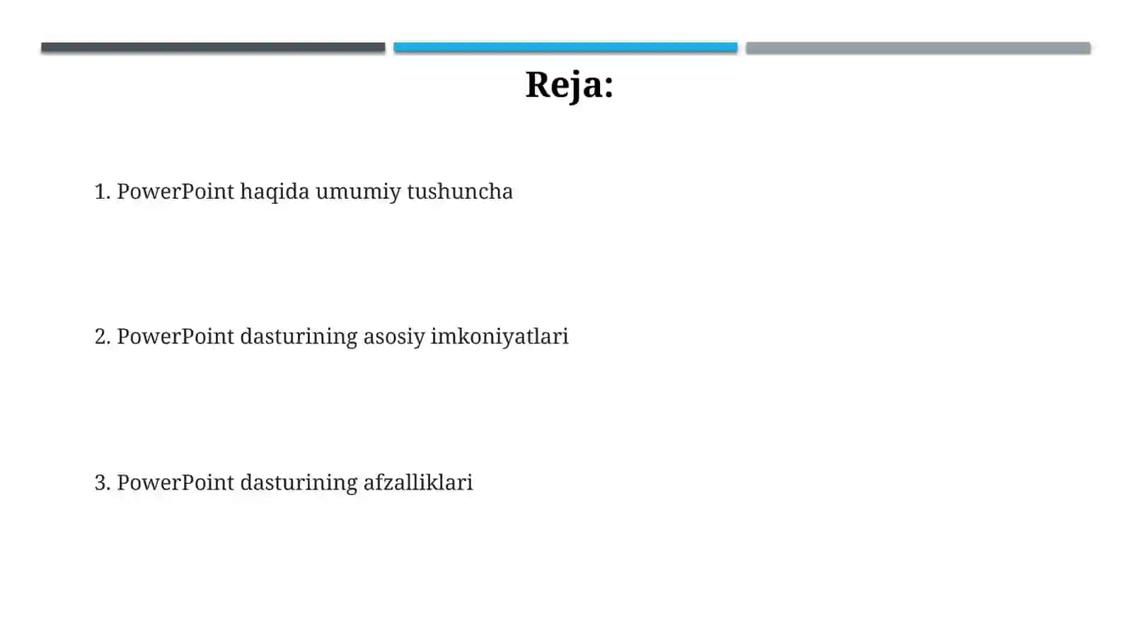 Power Point dasturining afzalligi 2