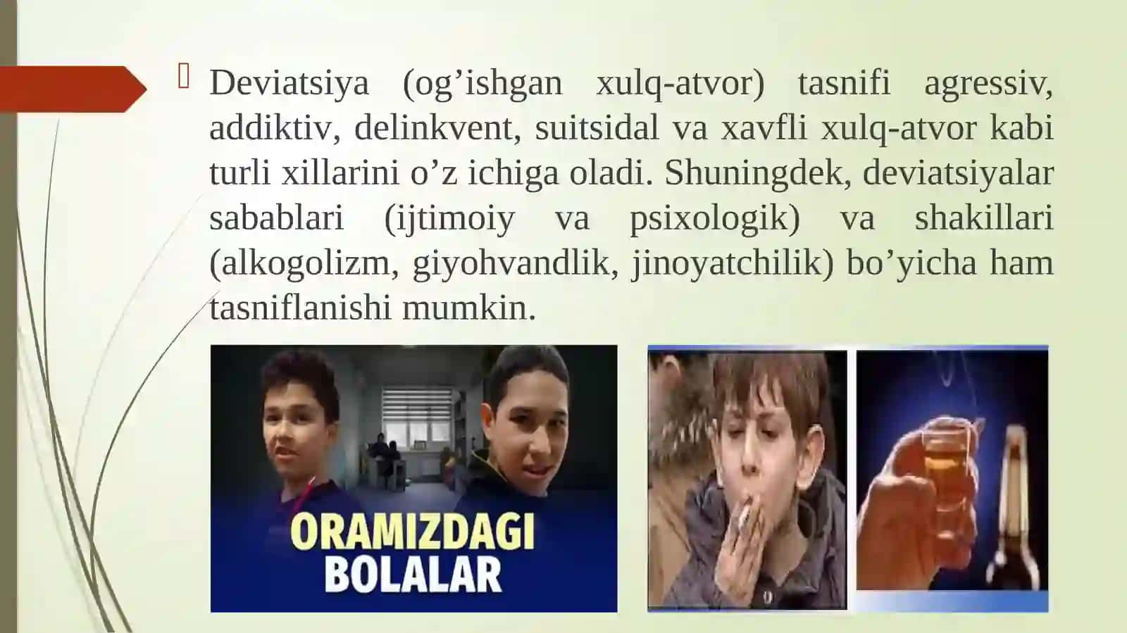 Deviant xulq-atvor psixologiyasi 2