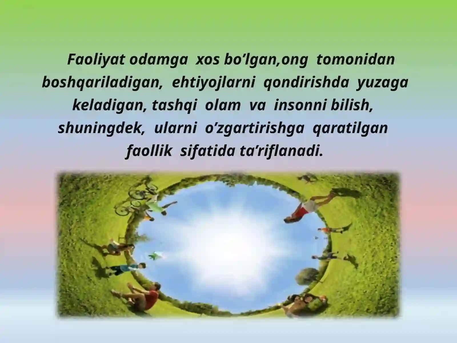 Faoliyat va motivatsiya 2