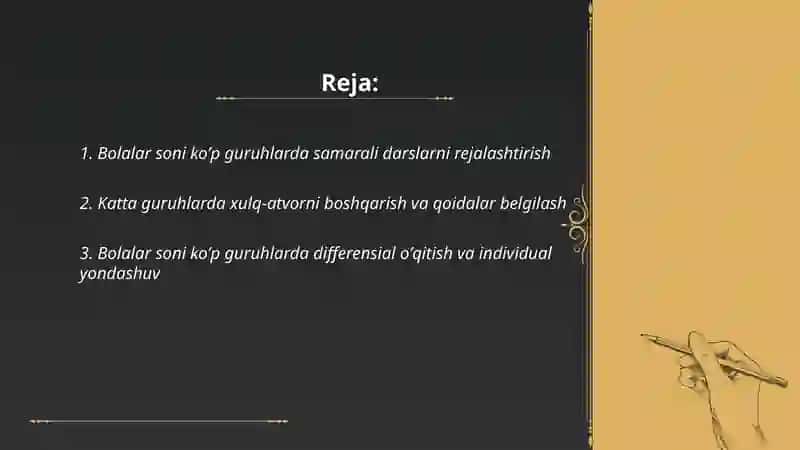 Bolalar soni koʼp guruhdarda ingliz tilini oʼrgatish 2