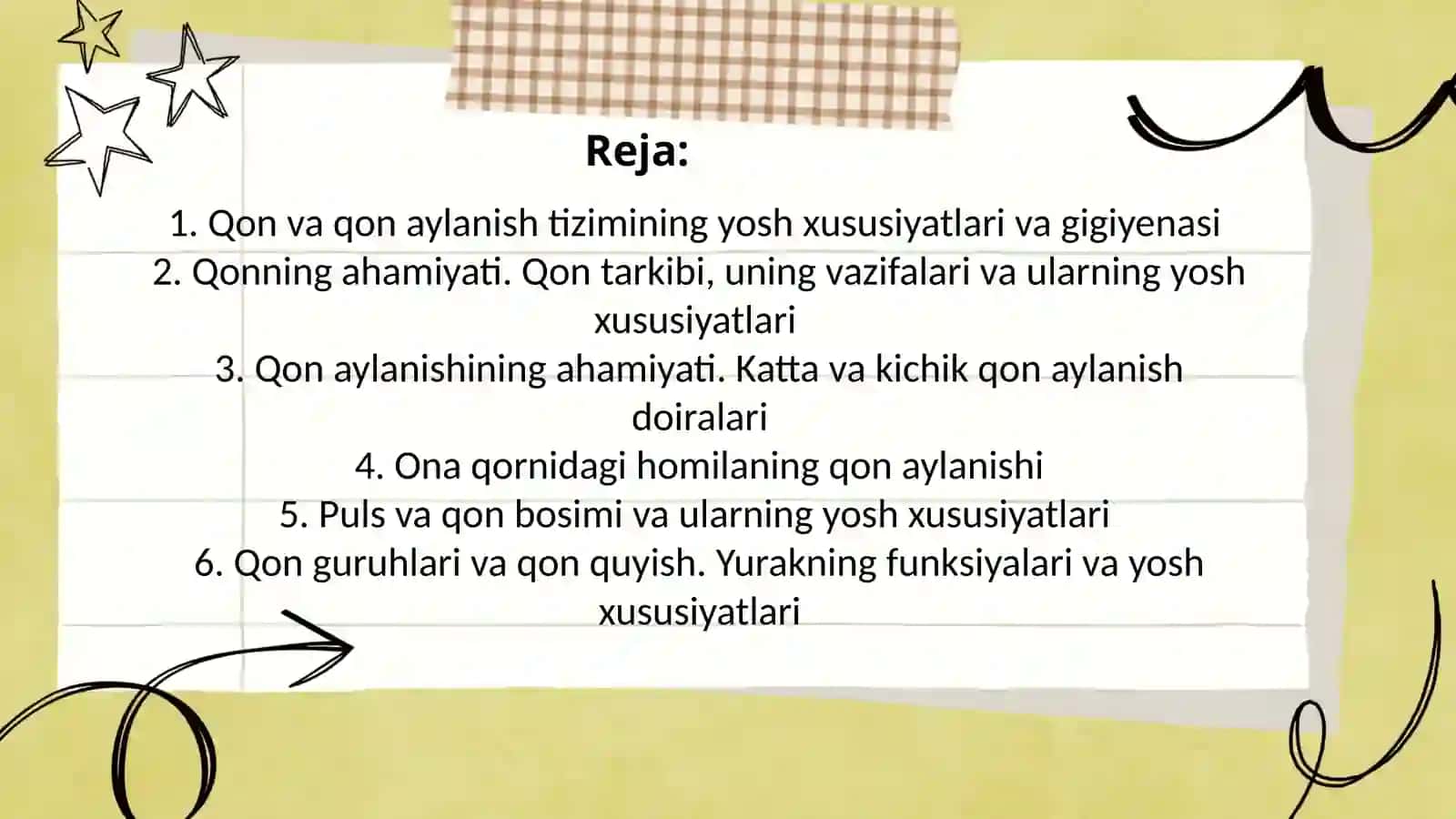 Qon aylanishining ahamiyati 2