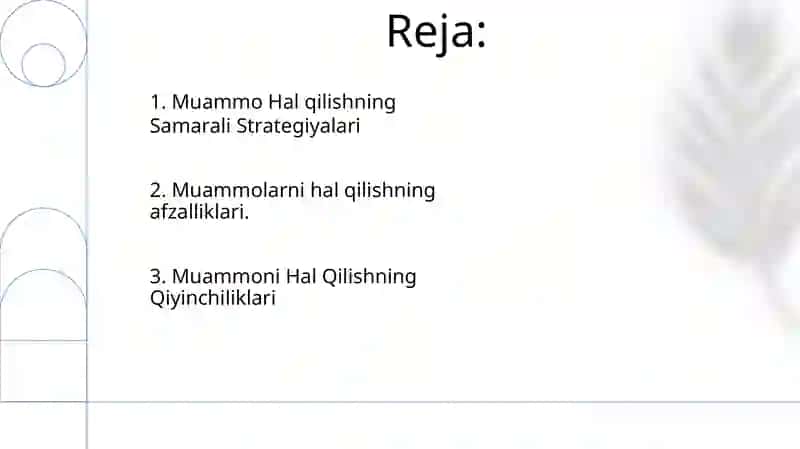 Umumiy usulda masalalar yechishning yutug va qiyinchiliklari 2