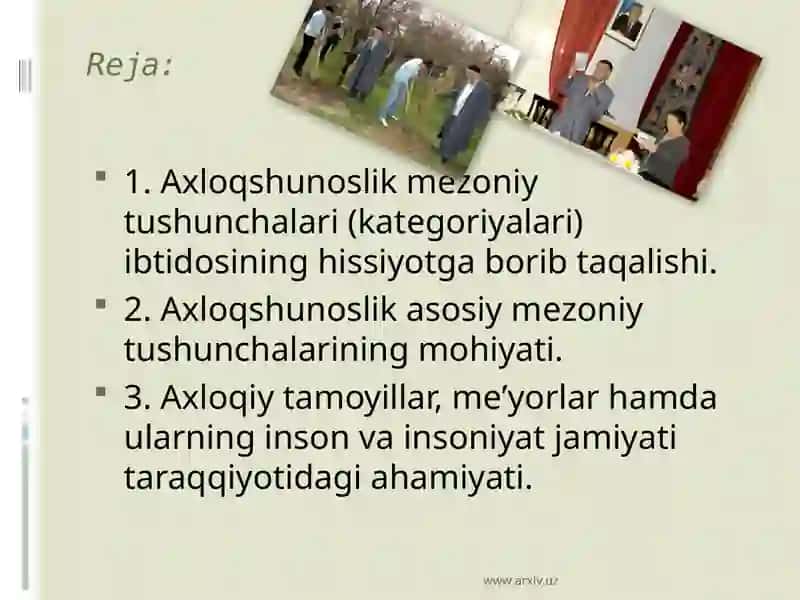 Axloqshunoslik 2